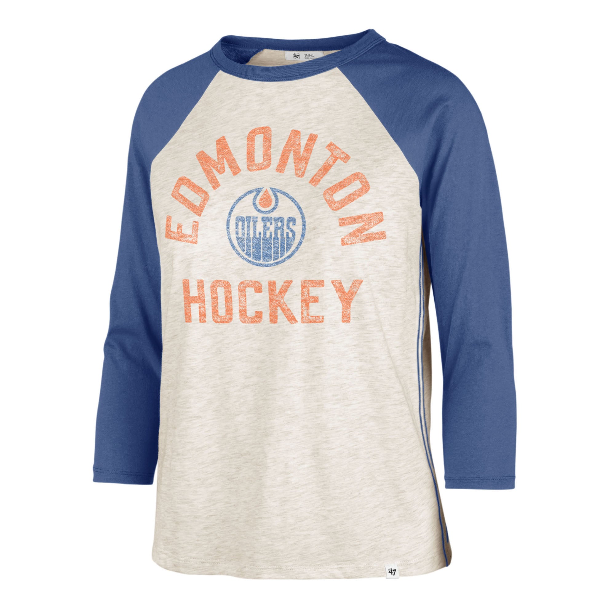 Houston Oilers New Era Women's Throwback Raglan 3/4-Sleeve