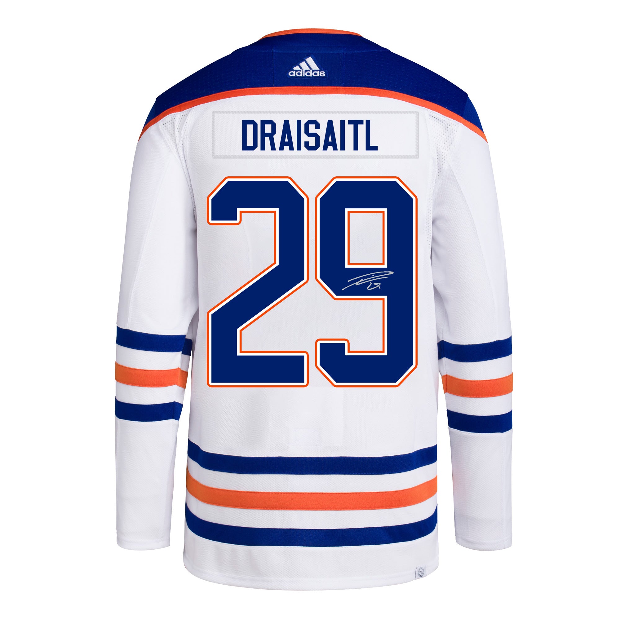 Leon Draisaitl Edmonton Oilers Autographed 2022-23 White Adidas Authentic  Jersey