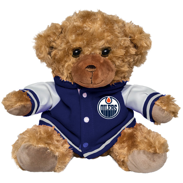 Edmonton Oilers Personalized 10'' Plush Bear - Navy