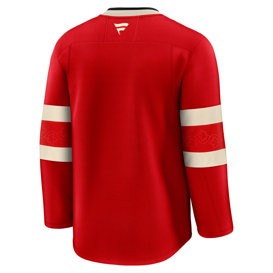 Team Canada 2025 4 Nations Face-Off Fanatics Blank Premium Red Jersey