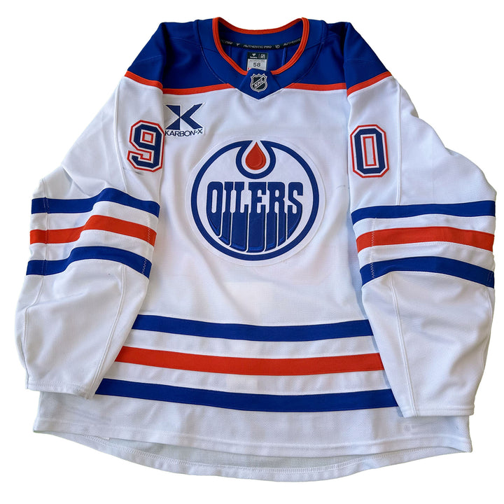 Corey Perry Edmonton Oilers Game Worn Jersey - 2024-25 White Set #1 - C00188