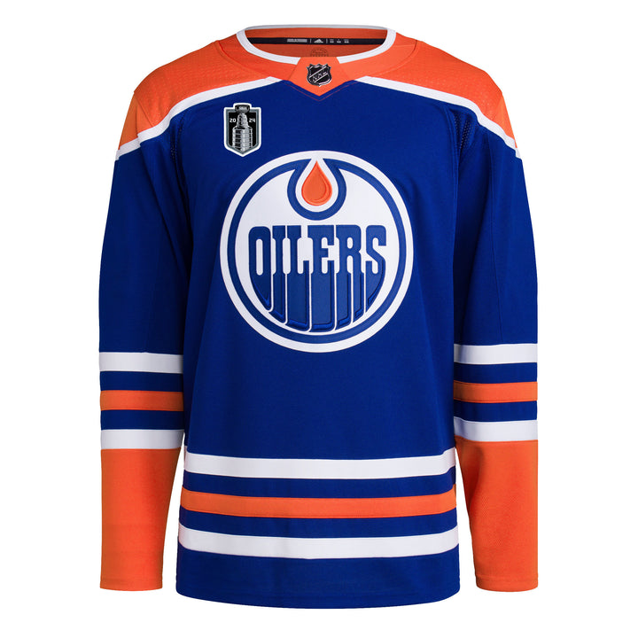 Zach Hyman Edmonton Oilers adidas Primegreen Authentic Royal Blue Home Jersey w/ STANLEY CUP FINAL PATCH