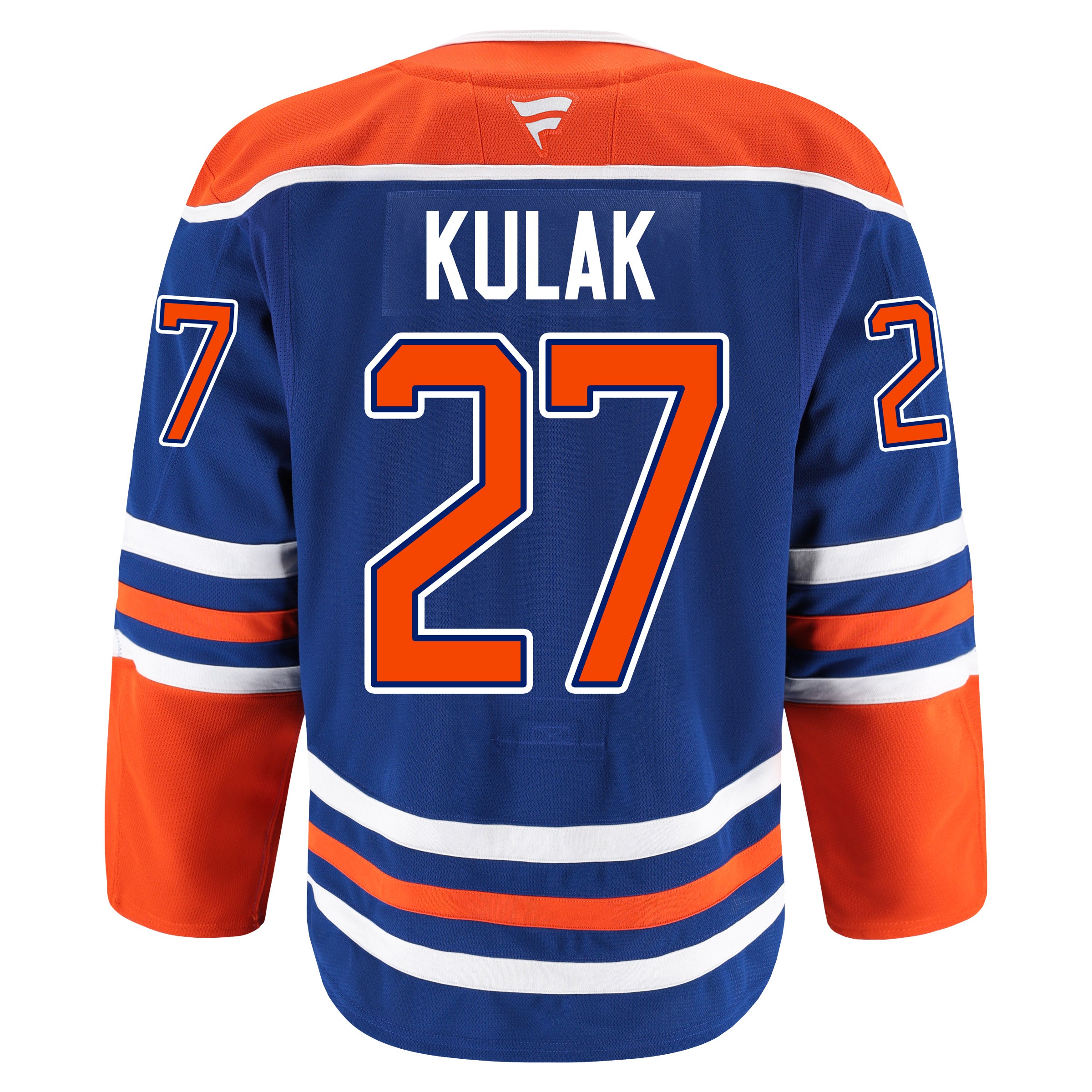 Brett Kulak Edmonton Oilers Fanatics Authentic Pro On Ice Royal Blue Home Jersey