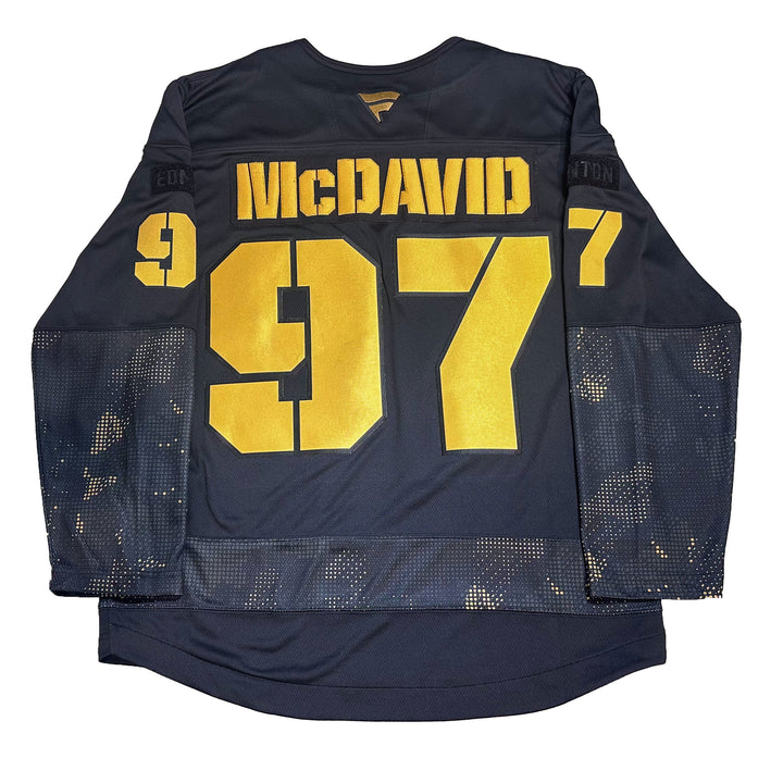 Connor McDavid Edmonton Oilers Fanatics Breakaway Military Appreciation Jersey