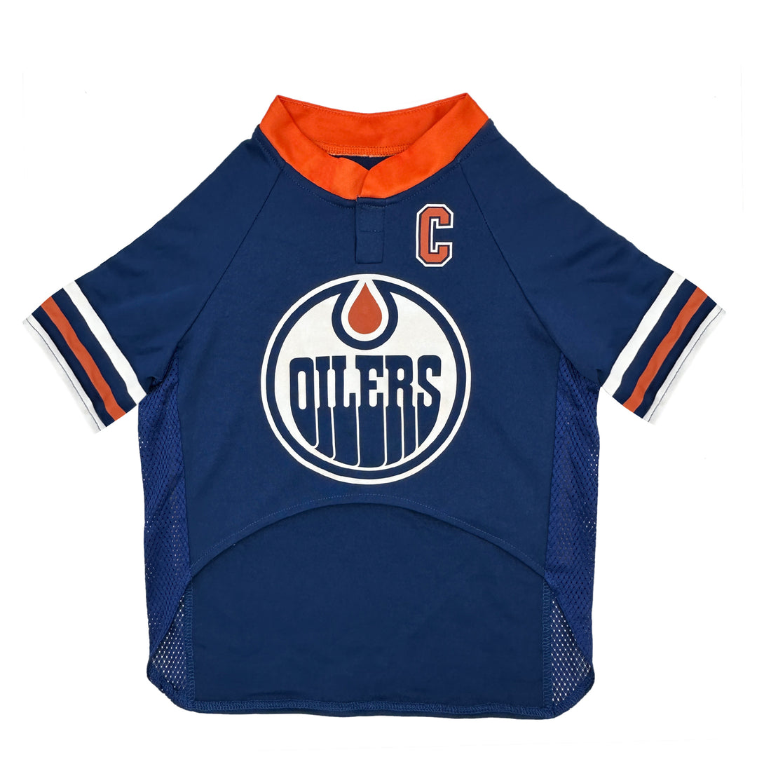 Connor McDavid Edmonton Oilers Pets First Royal Hockey Jersey