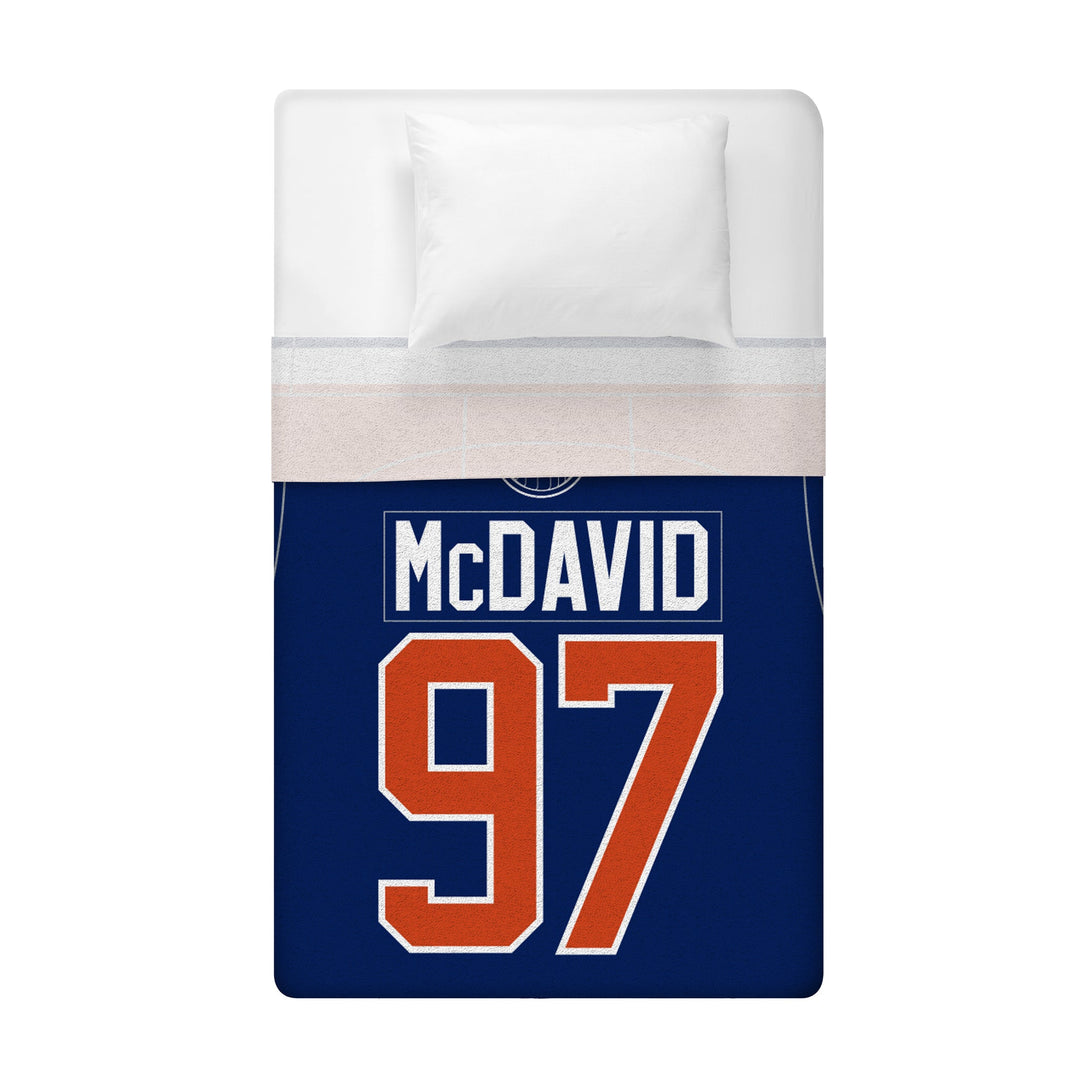 Connor McDavid Edmonton Oilers Royal 60" x 80" Throw Blanket