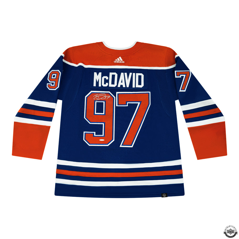 Connor McDavid Edmonton Oilers Autographed CCM Jetspeed Hockey Skates