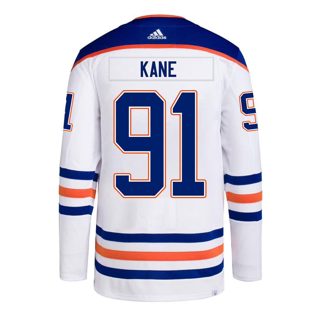Evander Kane #91 - Autographed 2021-22 Edmonton Oilers Pre-game