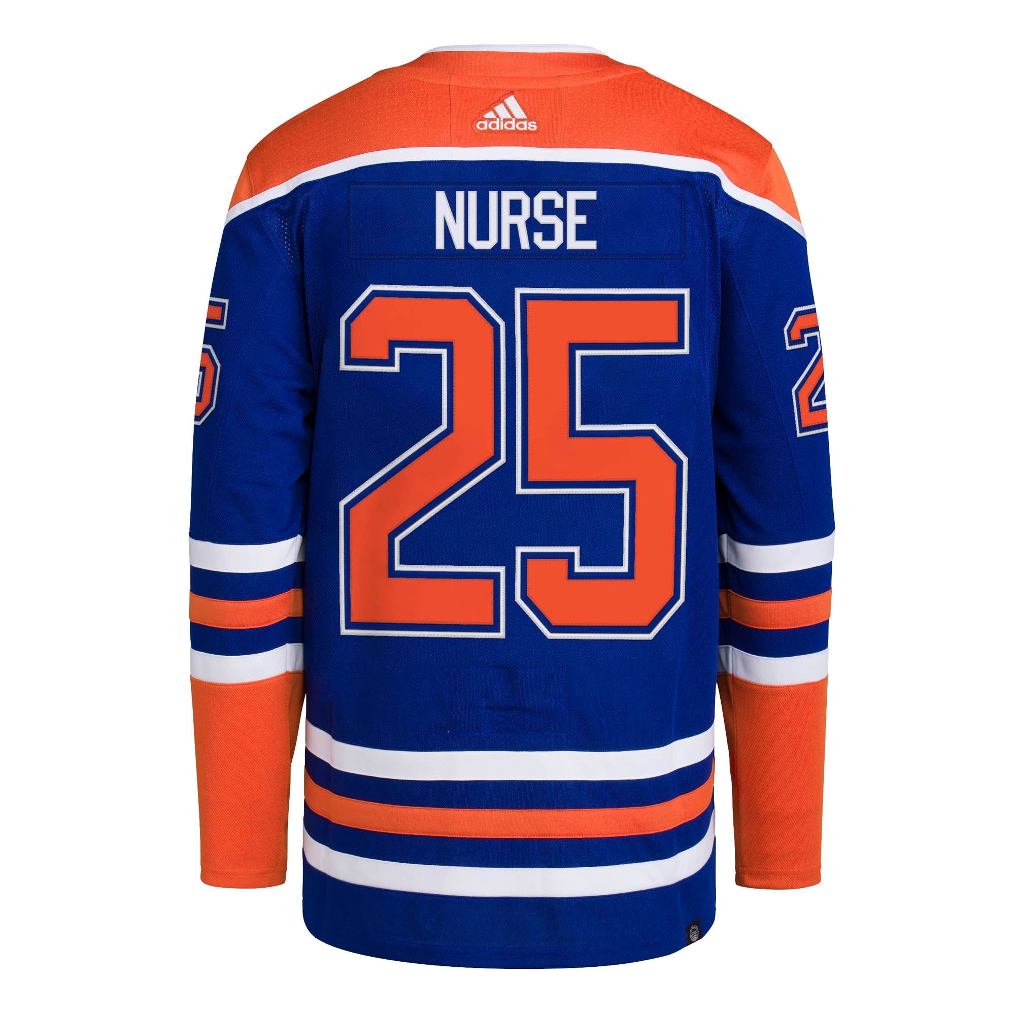 Darnell Nurse Edmonton Oilers adidas Primegreen Authentic Royal Blue H ICE District Authentics