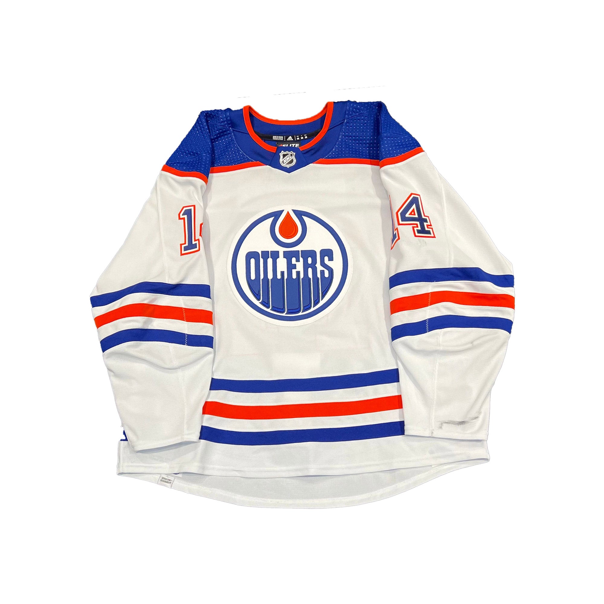 Edmonton oilers white sales jersey