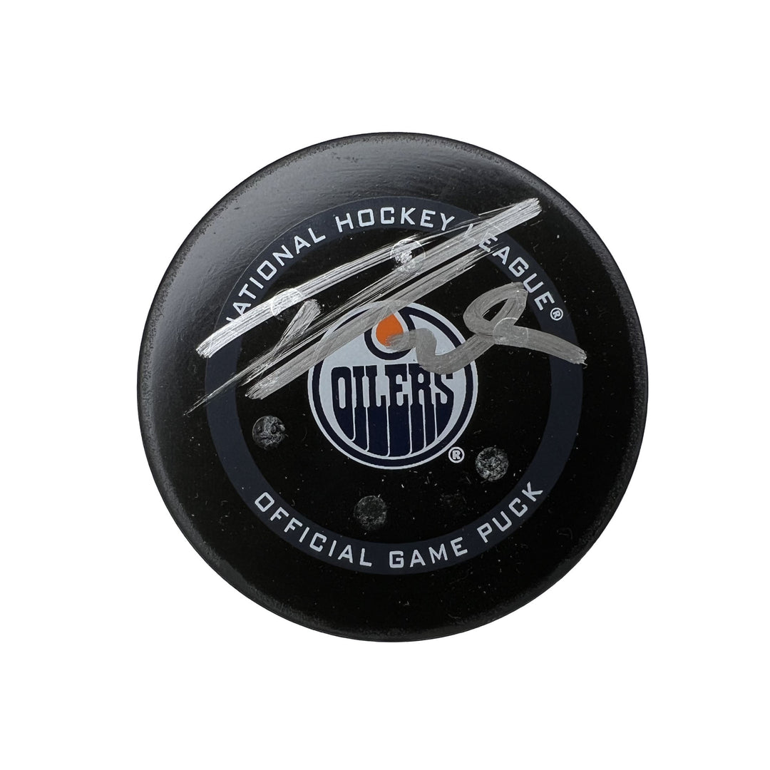 Edmonton Oilers Game Used Pucks and Equipment – ICE District Authentics