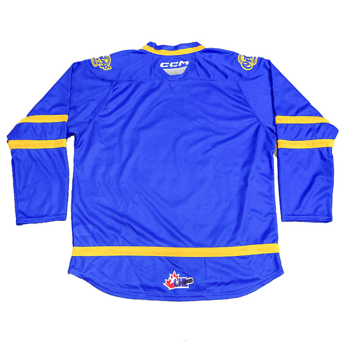 Edmonton Oil Kings CCM Premier Blue Alternate Jersey