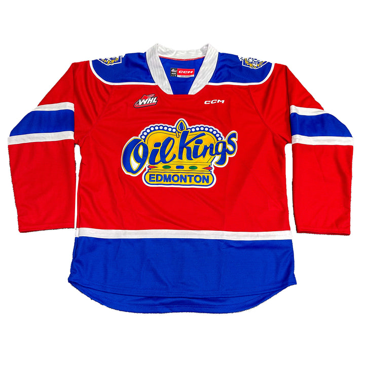 Edmonton Oil Kings CCM Premier Red Home Jersey