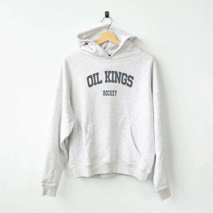 Edmonton Oil Kings Unisex Line Change Hockey Grey Hoodie