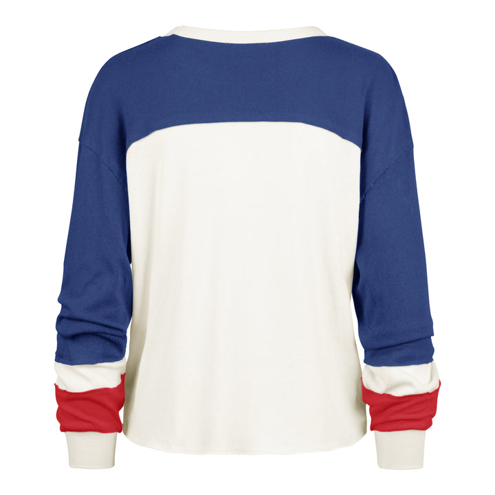 Edmonton Oil Kings Women's '47 Curve Toni White Long Sleeve T-Shirt