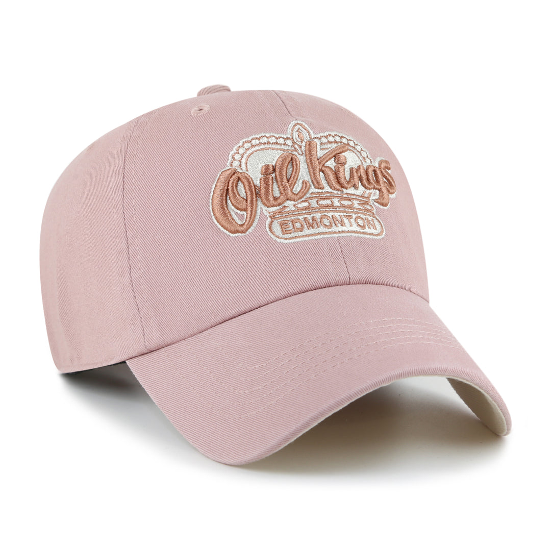 Edmonton Oil Kings Women's '47 Pink Ballpark Cheer Clean Up Adjustable Hat