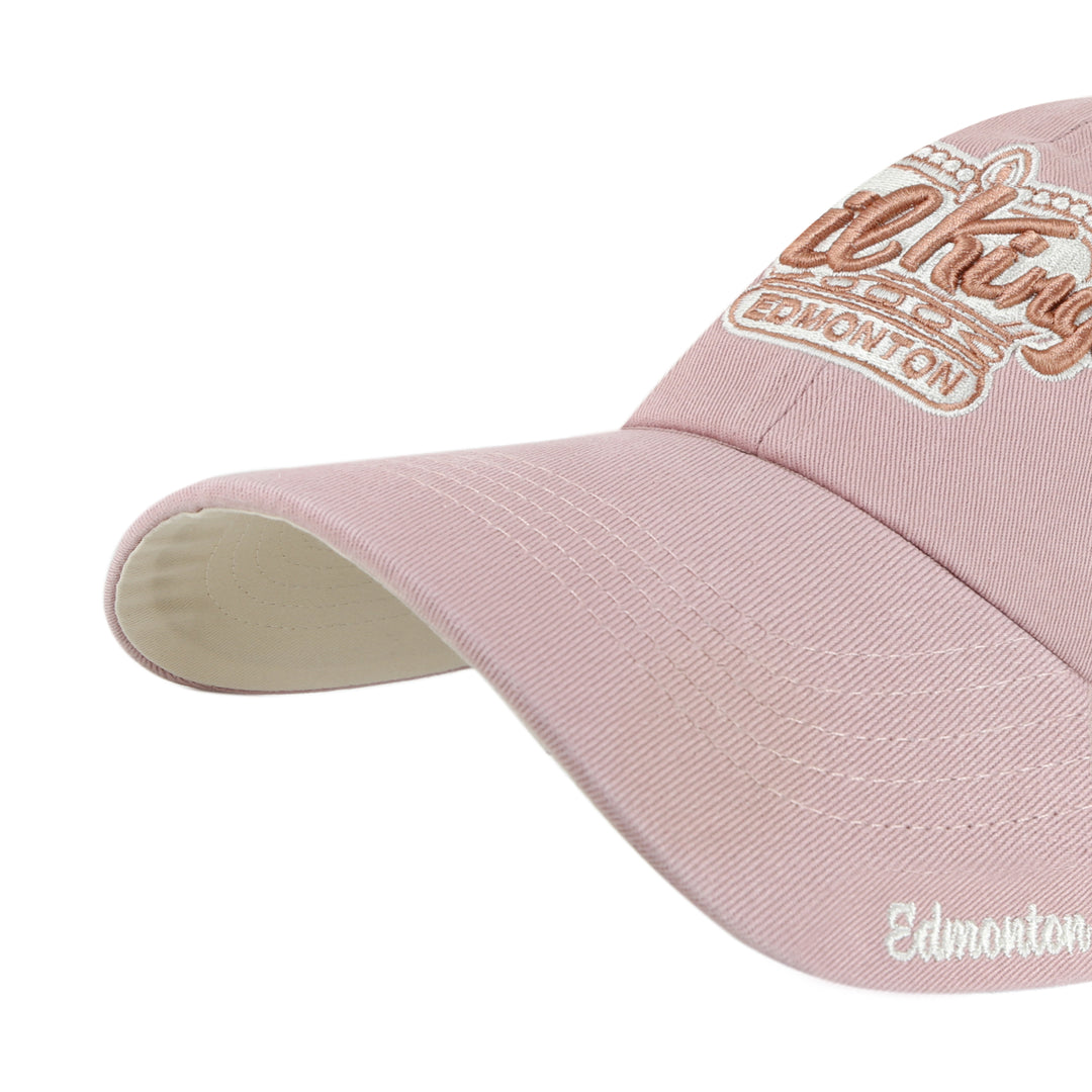 Edmonton Oil Kings Women's '47 Pink Ballpark Cheer Clean Up Adjustable Hat