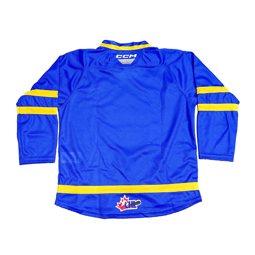 Edmonton Oil Kings Youth CCM Premier Blue Alternate Jersey