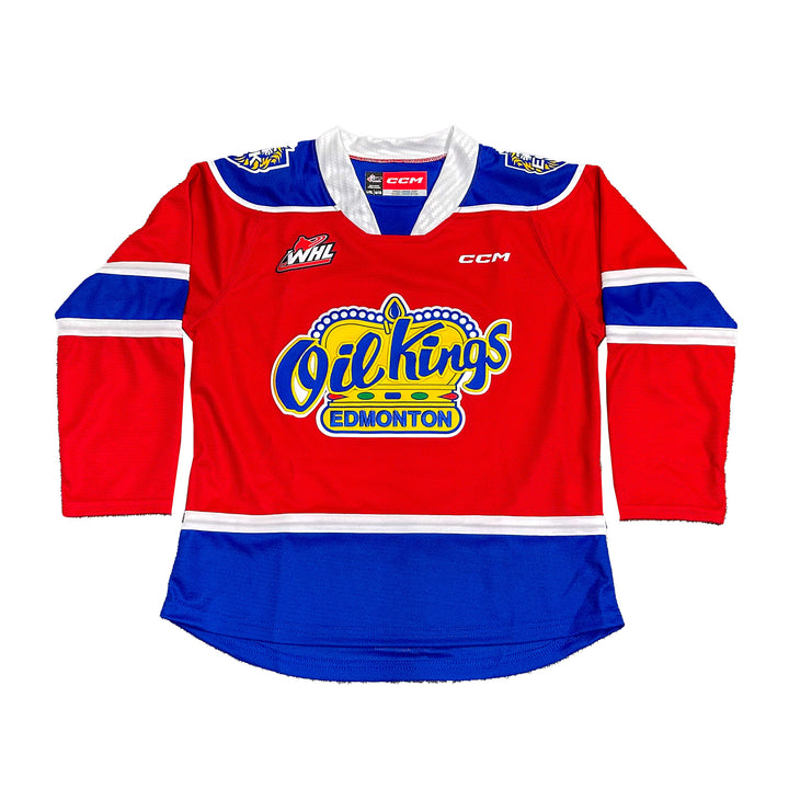 Edmonton Oil Kings Youth CCM Premier Red Home Jersey