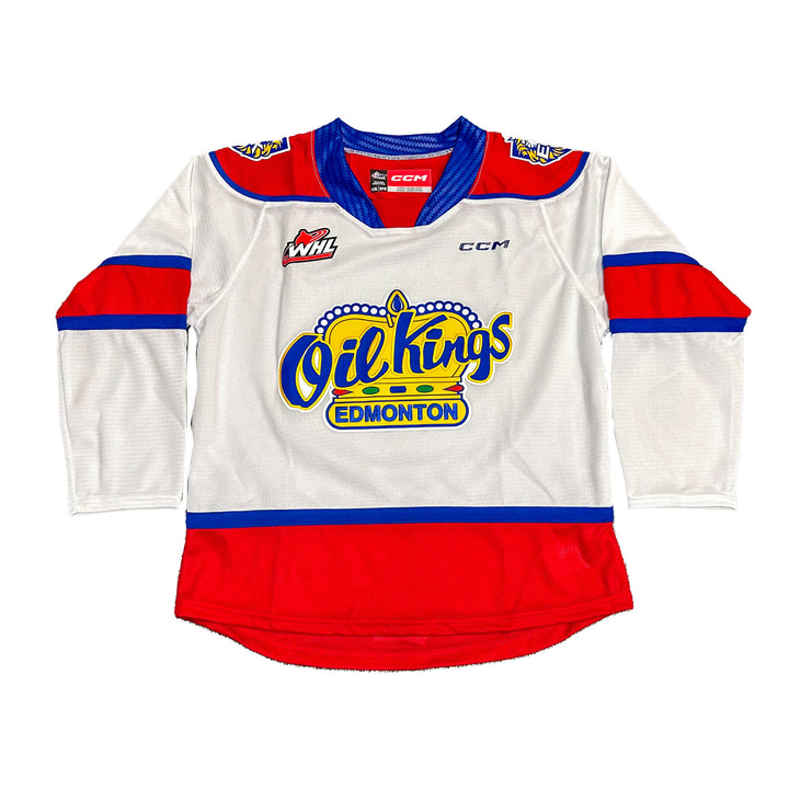 Edmonton Oil Kings Youth CCM Premier White Away Jersey