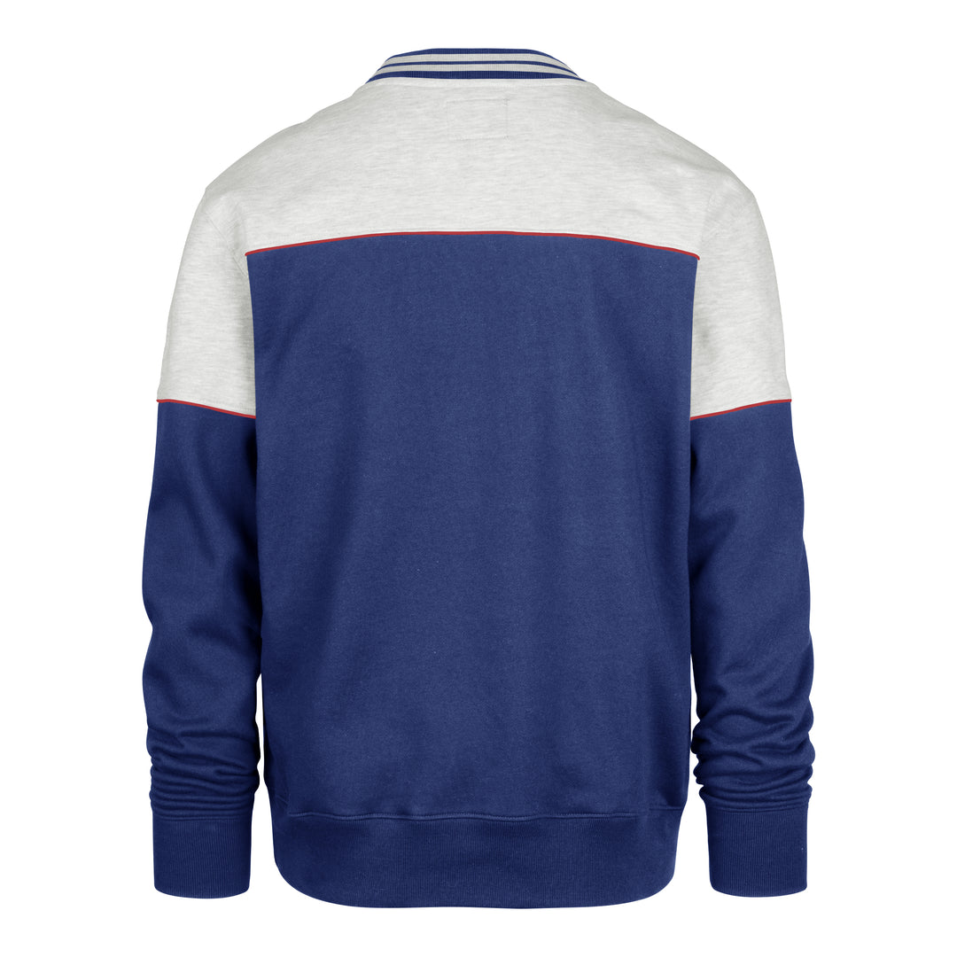 Edmonton Oil Kings '47 Satin Lock Bryson Blue Crewneck Sweatshirt