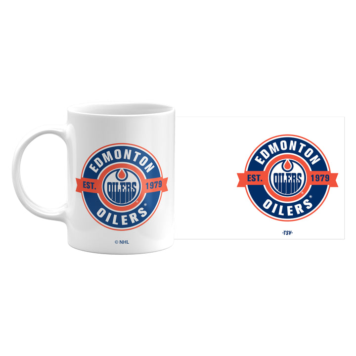 Edmonton Oilers 15 oz Sublimated Coffee Mug