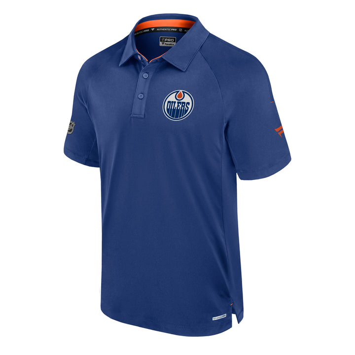 Edmonton Oilers 2024-25 Fanatics Authentic Pro Blue Rink Polo