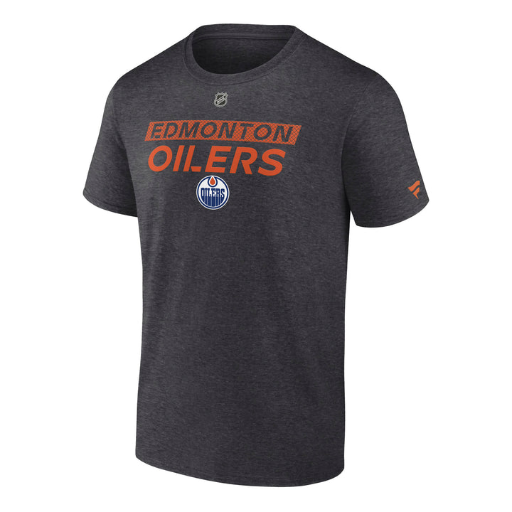 Edmonton Oilers 2024-25 Fanatics Authentic Pro Grey Primary T-Shirt