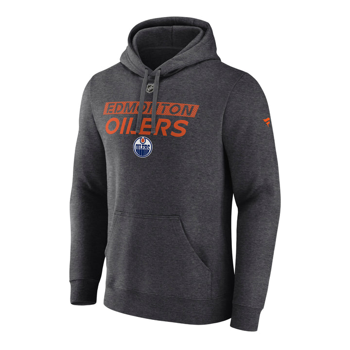 Edmonton Oilers 2024-25 Fanatics Authentic Pro Secondary Grey Pullover Hoodie