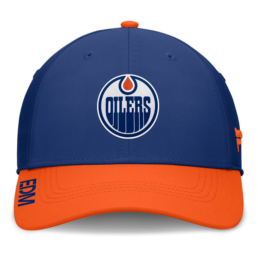 Edmonton Oilers 2024-25 Fanatics Blue Authentic Pro Rink 6 Flex Hat