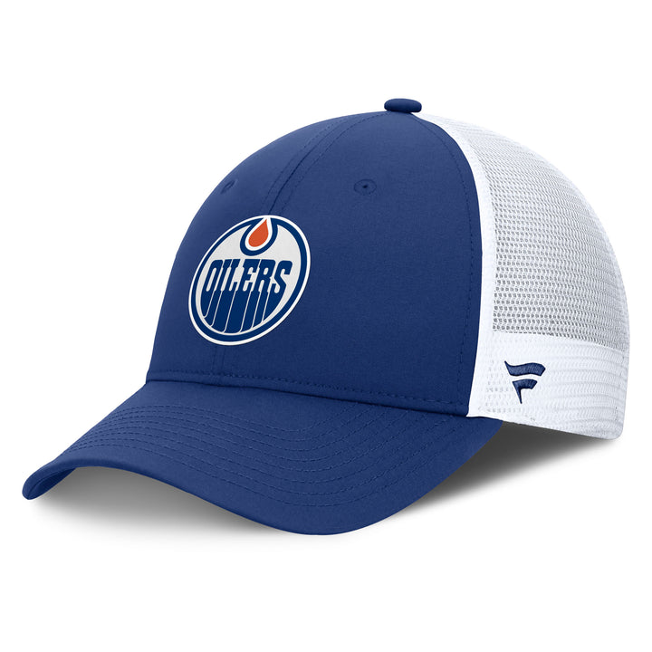 Edmonton Oilers 2024-25 Fanatics Blue Authentic Pro Rink Meshback Snapback Hat