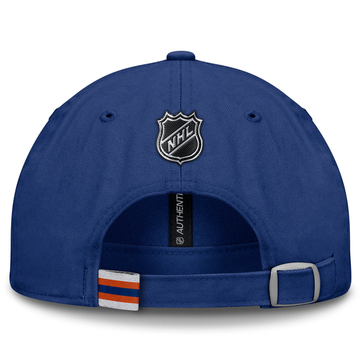 Edmonton Oilers 2024-25 Fanatics Rink Prime 2 Blue Adjustable Hat