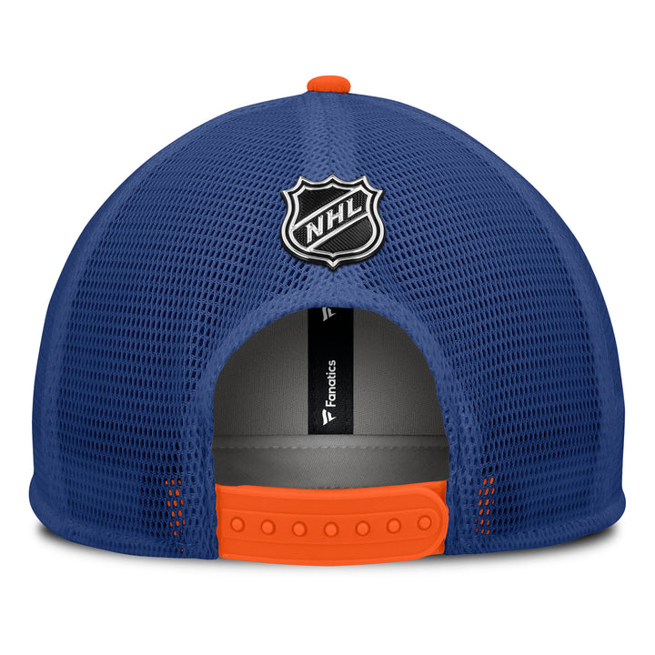 Edmonton Oilers 2024-25 Fanatics Royal Authentic Pro Rink Hometown Foam Snapback Hat