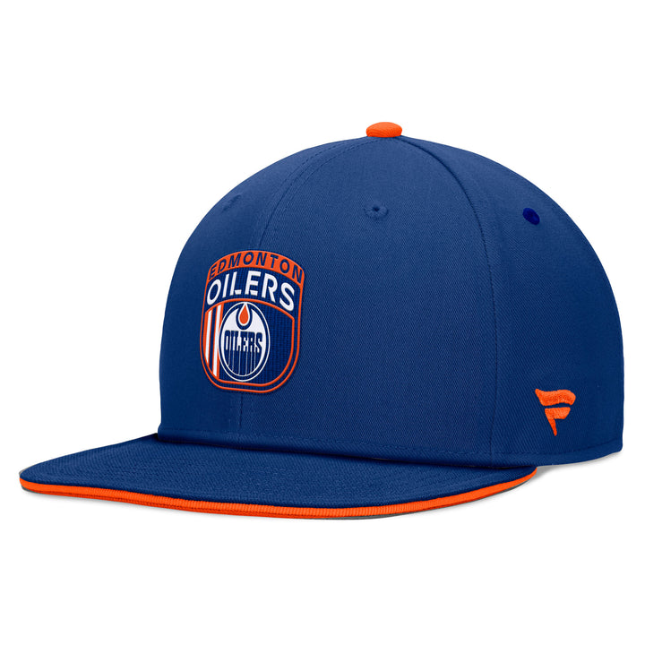 Edmonton Oilers Fanatics Blue 2024 NHL Draft Pro Snapback Hat