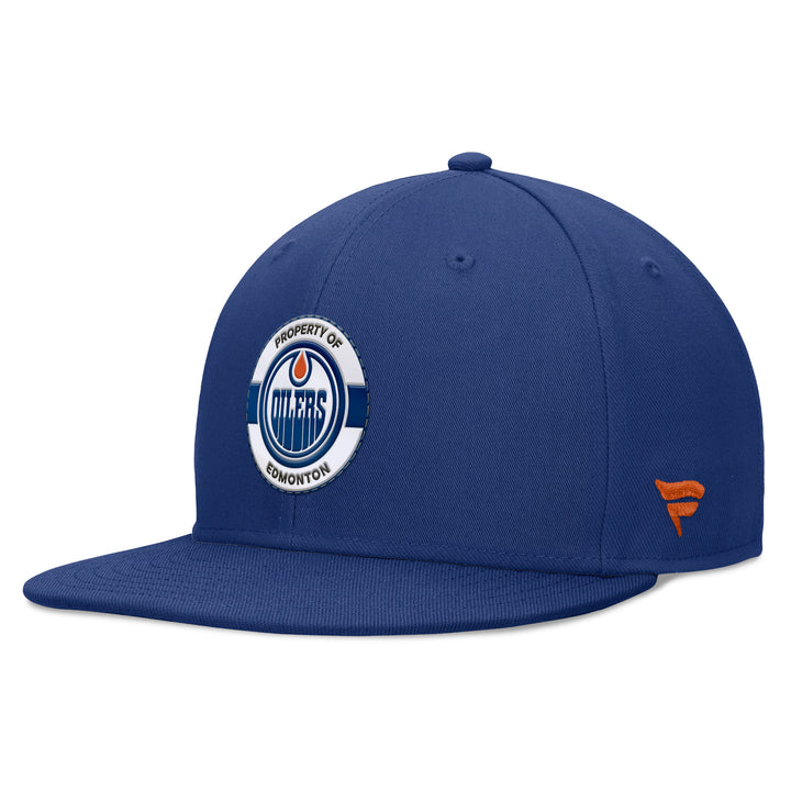 Edmonton Oilers Fanatics Blue 2024 NHL Training Camp Pro Snapback Hat