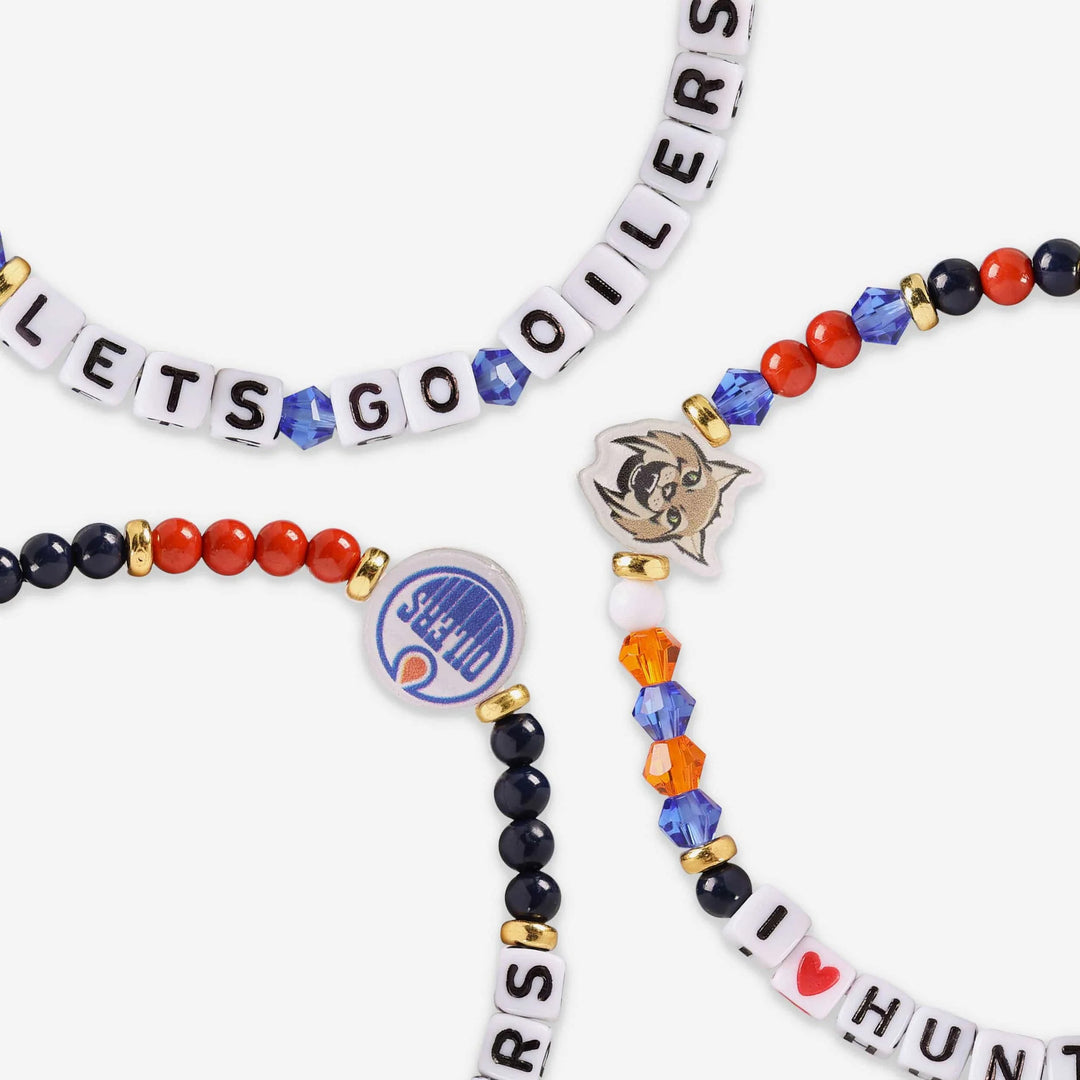 Edmonton Oilers 3-Pack Friendship Bracelets