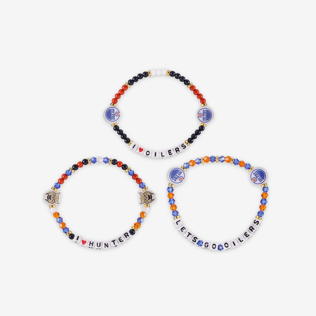 Edmonton Oilers 3-Pack Friendship Bracelets