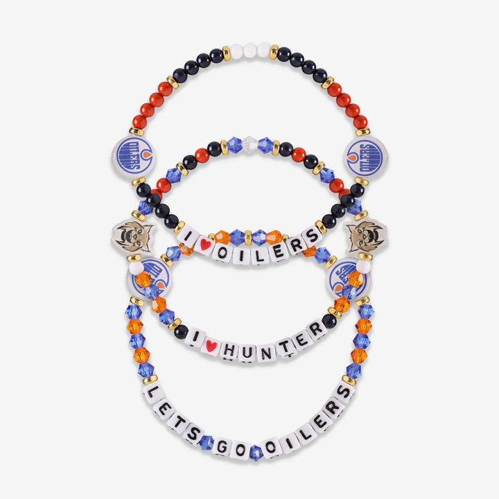 Edmonton Oilers 3-Pack Friendship Bracelets