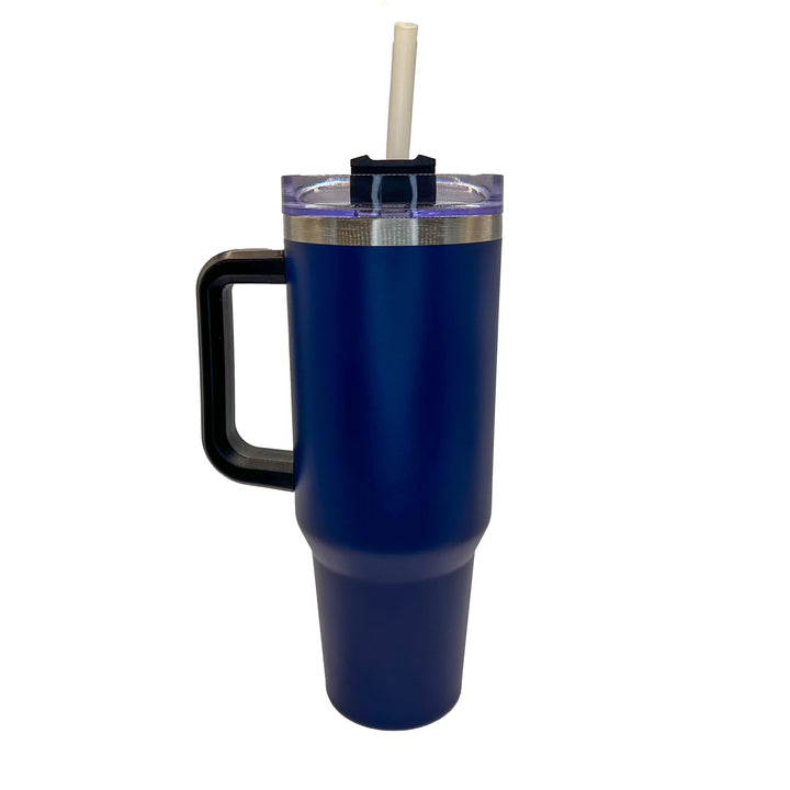 Edmonton Oilers 40oz Blue Travel Tumbler