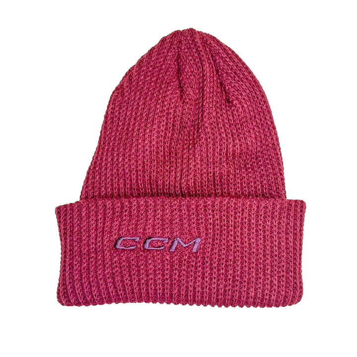 Edmonton Oilers CCM Maroon Acai High Cuff Toque/Beanie