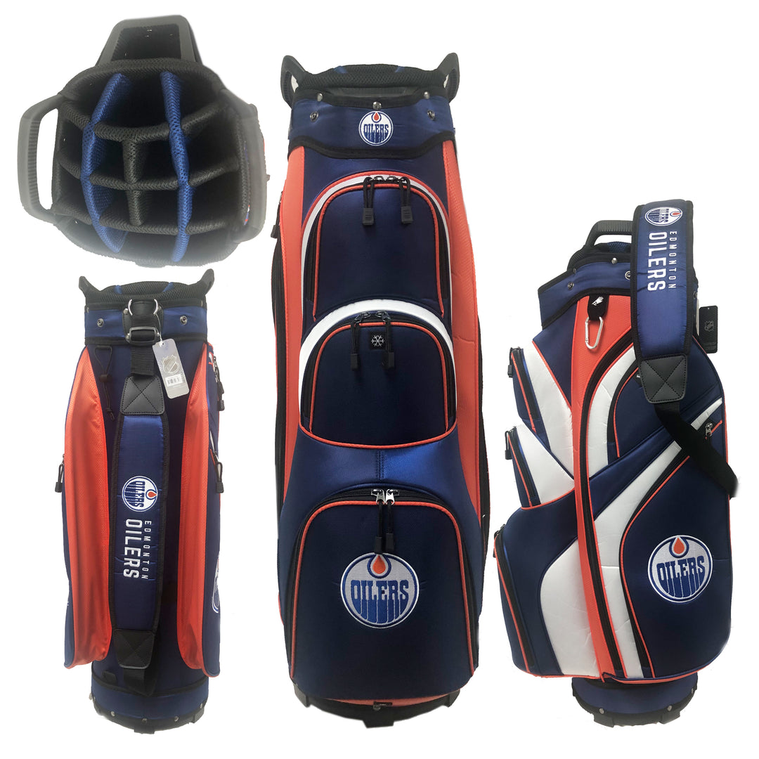 Edmonton Oilers Blue Golf Cart Bag