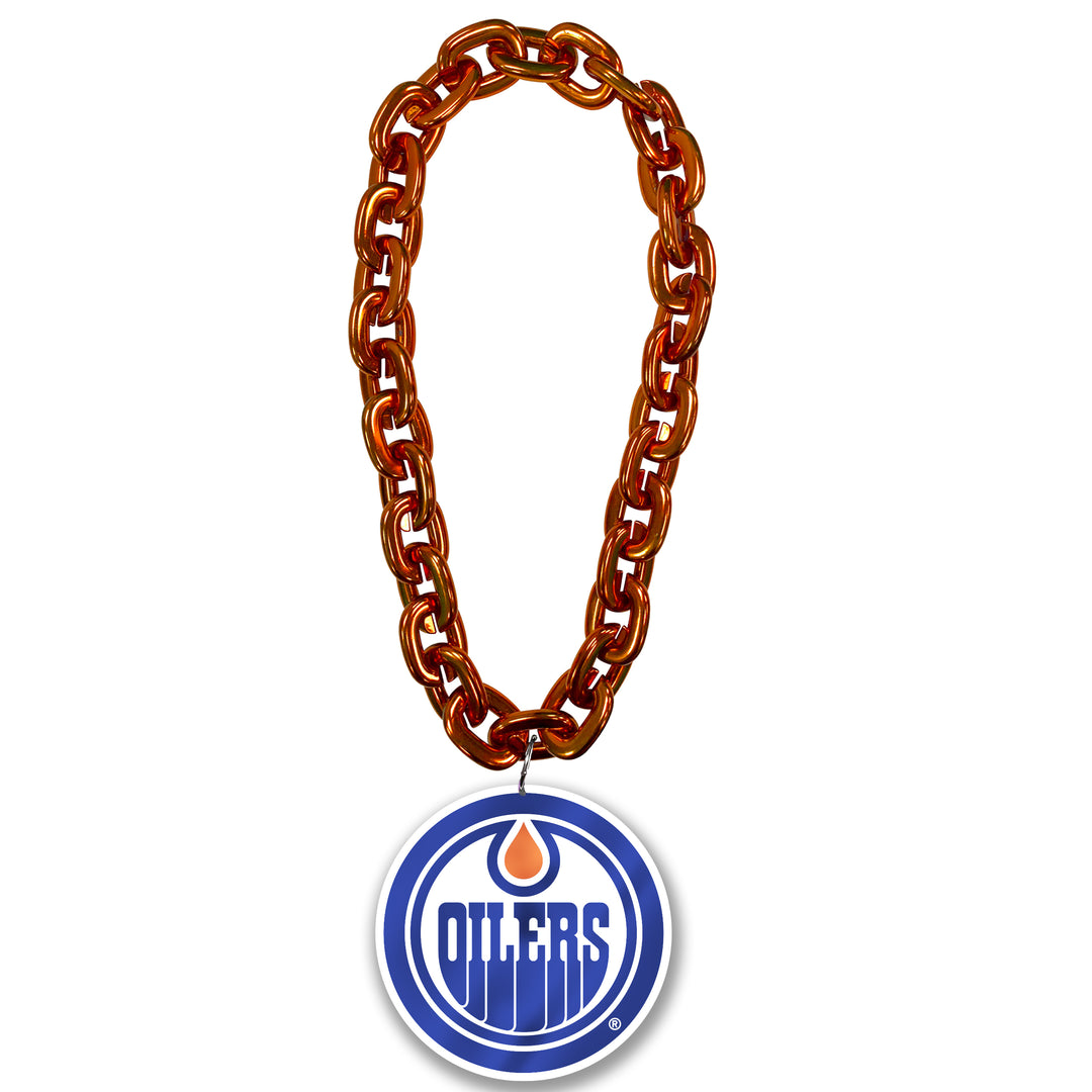 Edmonton Oilers Stanley Cup Fan Chain Necklace