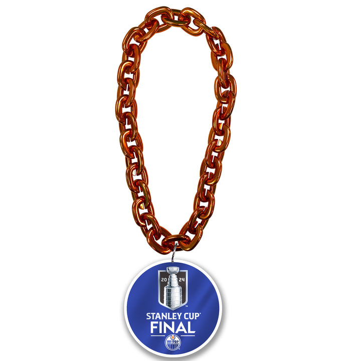 Edmonton Oilers Stanley Cup Fan Chain Necklace