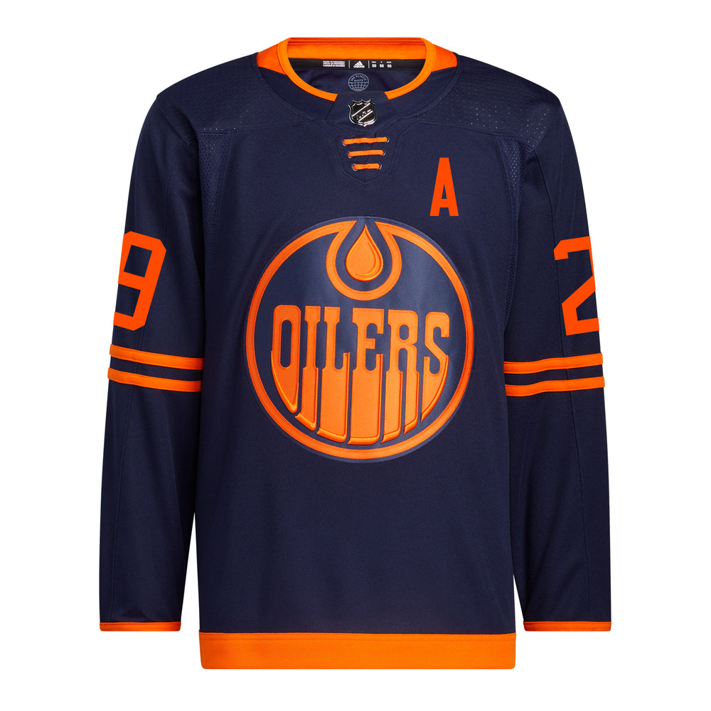 Edmonton Oilers Women's 22Fresh Jersey Loose Black Crewneck Sweatshirt –  ICE District Authentics