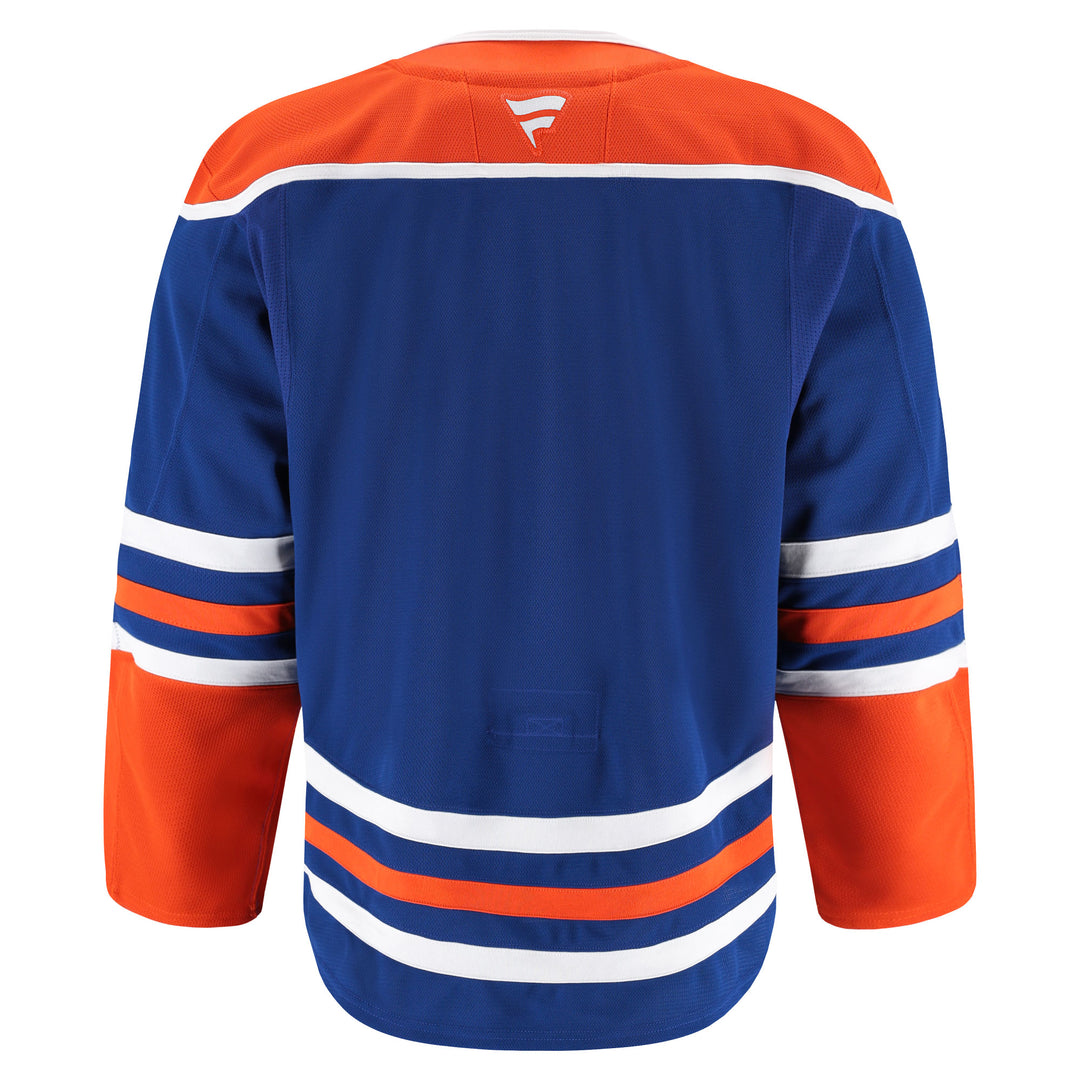 Edmonton Oilers Fanatics Blank Authentic Pro On Ice Royal Blue Home Jersey