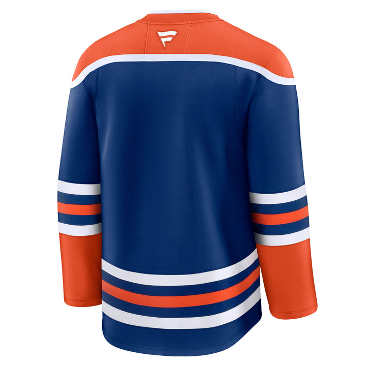 Edmonton Oilers Fanatics Blank Premium Royal Blue Home Jersey