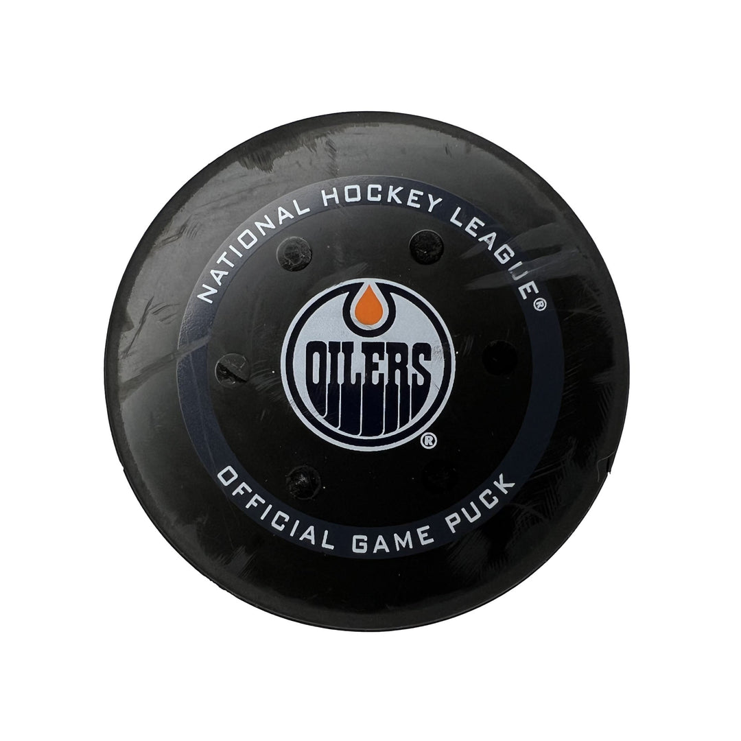 Edmonton Oilers Game Used Pucks and Equipment – ICE District