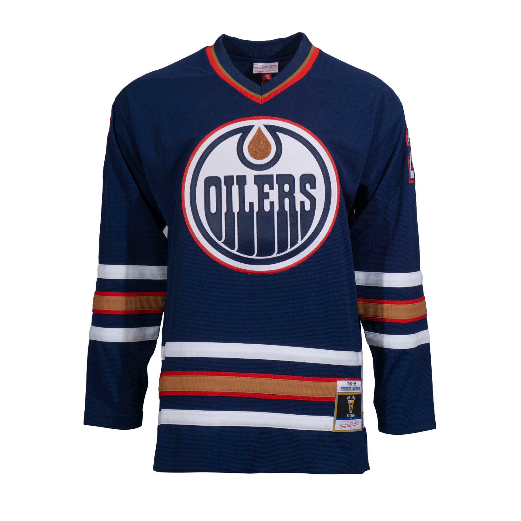 Edmonton Oilers Mitchell Ness Blue Line Retro Jerseys ICE District Authentics