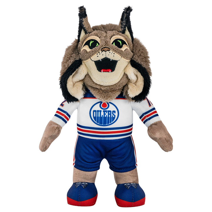 Edmonton Oilers Hunter White Jersey Plushie Toy