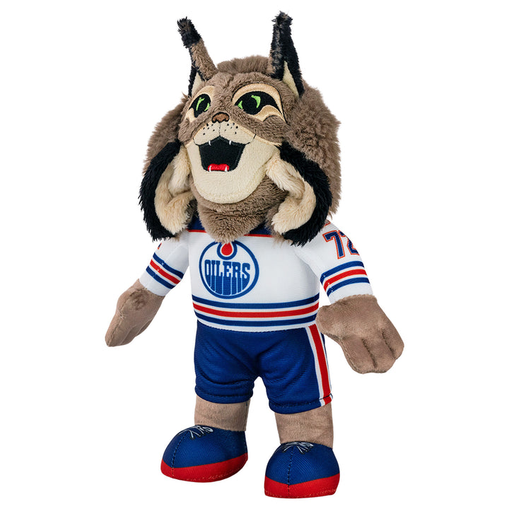 Edmonton Oilers Hunter White Jersey Plushie Toy